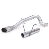 Banks Power Monster Exhaust Systems for 2013-2018 2500, 3500 - 49797 System, Exhaust, Particulate Filter Back, Stainless, Natural, Single Exit, Passenger Side, Rear, Chrome Tip, Ram, 6.7L, Cummins, Kit thumbnail 2