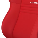 Corbeau A4 Racing Red Cloth Seat 60097PR Sport Seats , Pair thumbnail 1