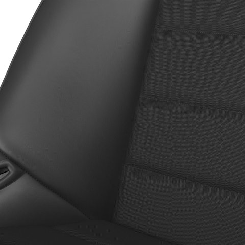 Corbeau Baja Suspension Black Vinyl Bench Seat 64002B Sport Seats , 40" Vinyl/Black Cloth thumbnail 1