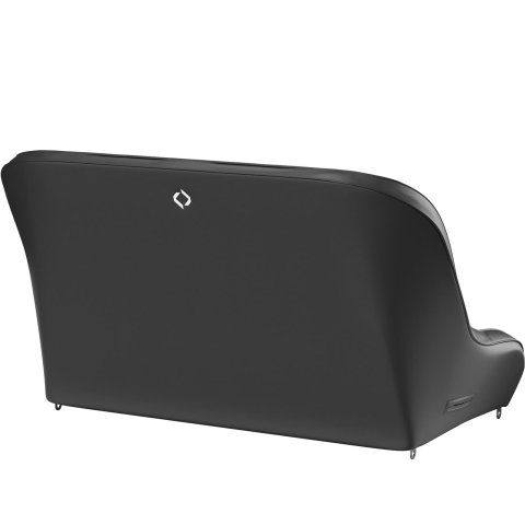 Corbeau Baja Suspension Black Vinyl Bench Seat 64002B Sport Seats , 40" Vinyl/Black Cloth thumbnail 5