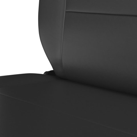 Corbeau Safari Black Vinyl Bench Seat 60010 Bucket and Seats, Seats, Vinyl, Black, Stitching, Jeep, Each
