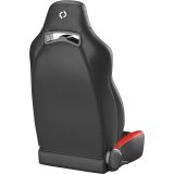 Corbeau Race Reclining Trailcat Black/red Seat 44917PR Bucket and Bench Seats, Seats, Adjustable Bucket, Vinyl, Black/Red HD, Black Stitching, Lever Recline, Pair thumbnail 4