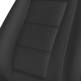 Corbeau Sport Black Cloth Seat 90001PR Bucket and Bench Seats, Seats, Adjustable Bucket, Cloth, Black, Stitching, Lever Recline, Pair thumbnail 1