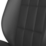 Corbeau Baja RS Suspension Black Vinyl Seat 66402BPR Bucket and Bench Seats, Seats, Adjustable Bucket, Vinyl, Black, Stitching, Cloth Insert, Lever Recline, Pair thumbnail 1