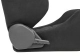 Corbeau GTS II Black Leather Seat L20301PR Bucket and Bench Seats, Seats, Reclining Bucket, Lever Recline, Leather, Black, Stitching, Pair thumbnail 1