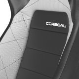 Corbeau Sportline RRX Black Vinyl Seat 55090PR Bucket Seats, RRX, Black/Gray, Vinyl, Reclining, Pair thumbnail 1