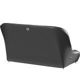 Corbeau Baja Suspension Black Vinyl Bench Seat 64402B Seat, 42" Vinyl/Black Cloth thumbnail 5