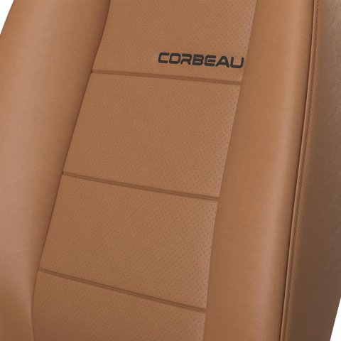 Corbeau Moab Tan Vinyl Seat 70060PR Sport Seats , Pair thumbnail 1