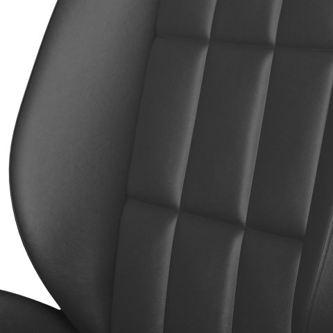 Corbeau Baja RS Suspension Black Vinyl Seat 66401PR Bucket and Bench Seats, Seats, Adjustable Bucket, Vinyl, Black, Stitching, Lever Recline, Pair thumbnail 1