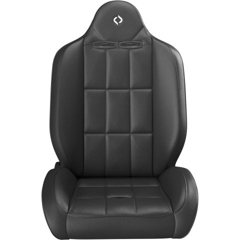 Corbeau Baja RS Suspension Black Vinyl Seat 66401PR Bucket and Bench Seats, Seats, Adjustable Bucket, Vinyl, Black, Stitching, Lever Recline, Pair thumbnail 4