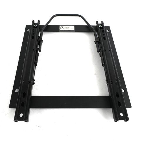 Corbeau Sliding Seat Brackets for 1967-1970 COUGAR, 1965-1970 MUSTANG - D266 Brackets, Sliding, Steel, Black, Single Locking Sliders, Ford, Mercury, Each thumbnail 1
