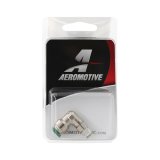 Aeromotive Union Reducers 15600 Fittings and Adapters, Reducers, 90 degree, Aluminum, Natural, 1/16 in. NPT Male NPT, 1/4 in., Compression, Each thumbnail 1