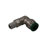 Aeromotive Union Reducers 15600 Fittings and Adapters, Reducers, 90 degree, Aluminum, Natural, 1/16 in. NPT Male NPT, 1/4 in., Compression, Each thumbnail 6