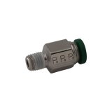 Aeromotive Union Reducers 15699 Fittings and Adapters, Reducers, Straight, Aluminum, Natural, 1/16 in. NPT Male NPT, 1/4 in. Female, Each thumbnail 1