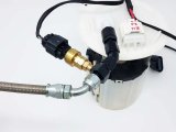Aeromotive Fuel System Plumbing Kits 65602 Adapter Kit, 45-Deg, 3/8 Female Quick Connect to AN-06 Flare, w/ 1/8-FNPT Port thumbnail 3