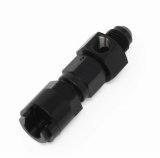 Aeromotive Fuel System Plumbing Kits 65603 Adapter Kit, 3/8 Female Quick Connect to AN-06 Flare, w/ 1/8-FNPT Port thumbnail 1