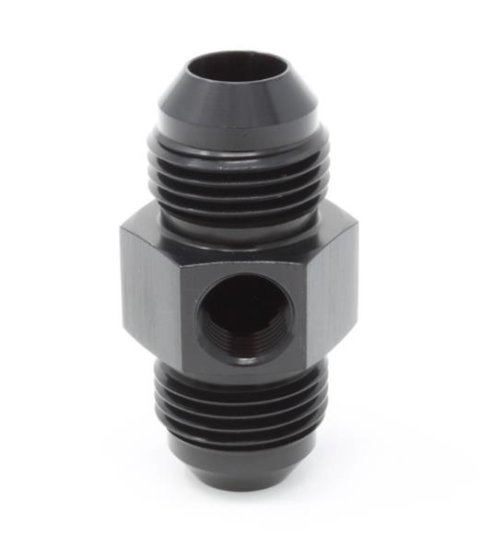 Aeromotive Fittings and Adapters 65609 Fitting, Union, Flare-Flare, AN-08, 1/8-NPT Port