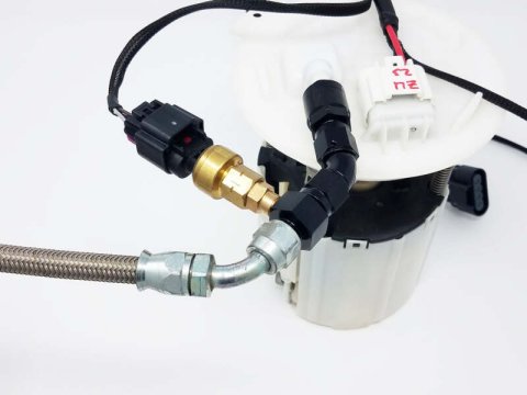 Aeromotive Fittings and Adapters 65608 Fitting, Union, Flare-Flare, AN-06, 1/8-NPT Port thumbnail 3