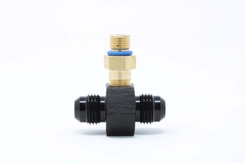 Aeromotive Fittings and Adapters 65608 Fitting, Union, Flare-Flare, AN-06, 1/8-NPT Port thumbnail 6