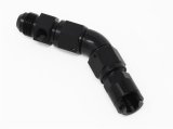 Aeromotive Fuel System Plumbing Kits 65604 Adapter Kit, 45-Deg, 3/8 Female Quick Connect to AN-08 Flare, w/ 1/8-FNPT Port thumbnail 1