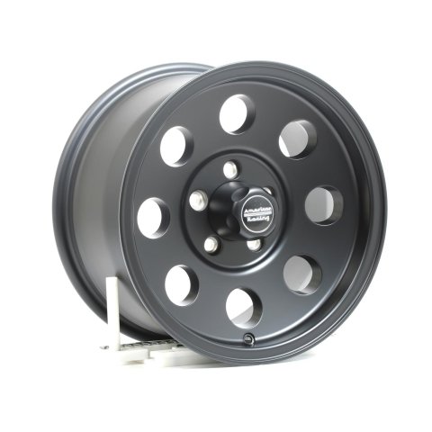 American Racing AR172 Baja Black Wheels 15x8 Wheel, Baja, Aluminum, Matte Black, 15 in. x 8.0 in., 5 x 4.50 in. Bolt Circle, 5.290 in. Backspace, Each thumbnail 2