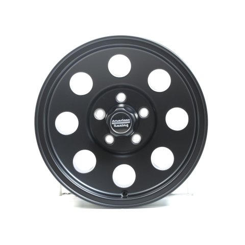 American Racing AR172 Baja Black Wheels 15x8 Wheel, Baja, Aluminum, Matte Black, 15 in. x 8.0 in., 5 x 4.50 in. Bolt Circle, 5.290 in. Backspace, Each thumbnail 3