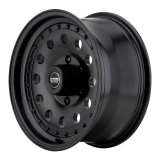 American Racing AR62 Outlaw II Satin Black Wheels 16x8 Wheels, Black, 16 in. x 8.00 in., Aluminum, Matte Black, 8 x 165.10mm Bolt Circle, 4.50 in. Backspacing, Each thumbnail 4