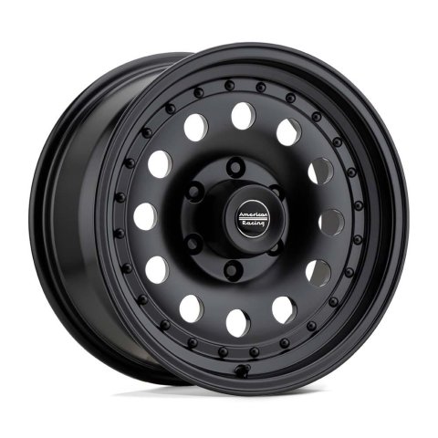 American Racing AR62 Outlaw II Satin Black Wheels 18x8 WHEEL, 18X8 8X170 S-BLK 18MM thumbnail 2