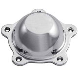 American Racing Center Caps 3505293P Cap, Aluminum, Polished, Bolt-On, Dome Style, Each thumbnail 2