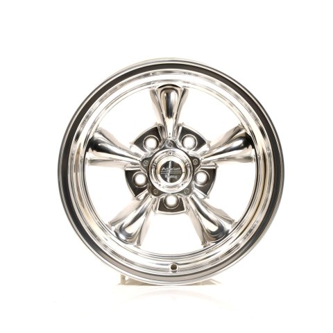 American Racing VN515 Polished Torq-Thrust II One-Piece Wheels 15x7 Wheel, One-Piece, Aluminum, Polished, 15 in. x 7 in., 5 x 4.75 in. Bolt Circle, 3.750 in. Backspace, Each thumbnail 1