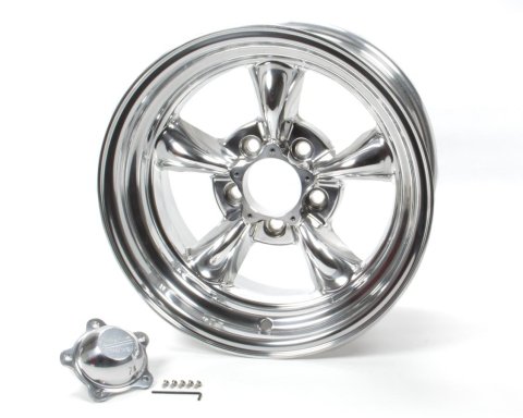 American Racing VN515 Polished Torq-Thrust II One-Piece Wheels 15x7 Wheel, One-Piece, Aluminum, Polished, 15 in. x 7 in., 5 x 4.75 in. Bolt Circle, 3.750 in. Backspace, Each thumbnail 8