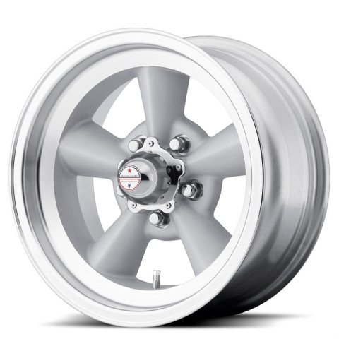 American Racing VN309 Torq-Thrust Original Vintage Silver Painted Wheels 15x8.5 Wheel, Vintage, Aluminum, Silver, 15 in. x 8.5 in., 5 x 4.75 in. Bolt Circle, 3.81 in. Backspace, Each thumbnail 3