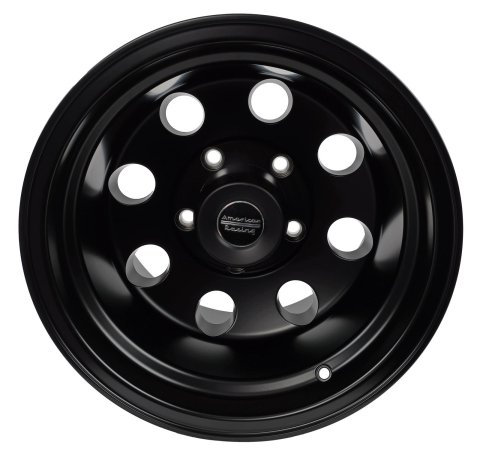 American Racing AR172 Baja Black Wheels 15x10 Wheel, Baja, Aluminum, Matte Black, 15 in. x 10 in., 5 x 5.50 in. Bolt Circle, 3.810 in. Backspace, Each thumbnail 4