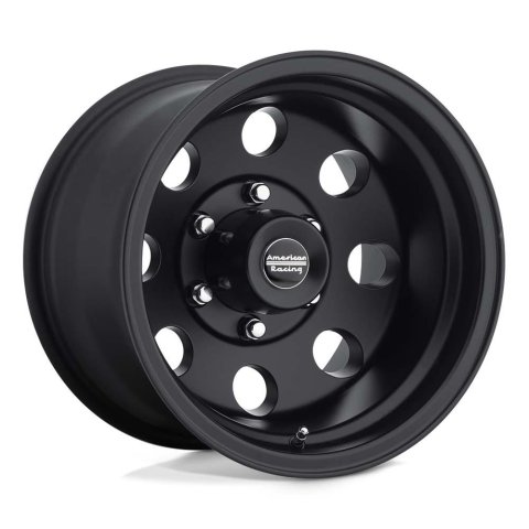American Racing AR172 Baja Black Wheels 15x7 Wheel, Baja, Aluminum, Matte Black, 15 in. x 7 in., 5 x 4.75 in. Bolt Circle, 3.750 in. Backspace thumbnail 5