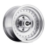 American Racing AR61 Outlaw I Silver Wheels 15x7 Wheel, I, Aluminum, Natural, 15 in. x 7 in., 5 x 4.50 in. Bolt Circle, 3.75 in. Backspace, Each thumbnail 2