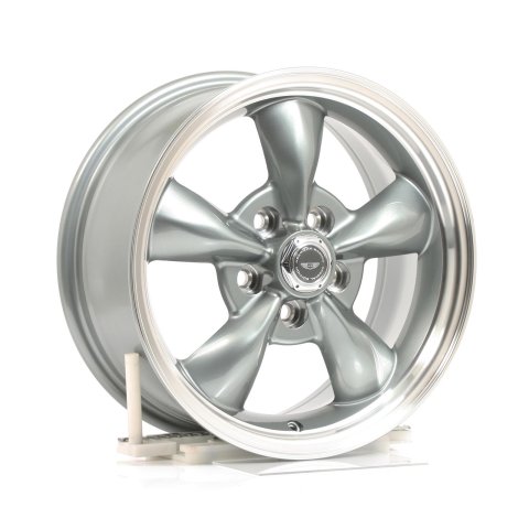 American Racing AR105 M Torq-Thrust Anthracite Wheels 16x7 Wheel, M, Aluminum, Gloss Gray, 16 in. x 7.0 in., 5 x 4.50 in. Bolt Circle, 5.380 in. Backspace thumbnail 2