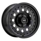 American Racing AR62 Outlaw II Satin Black Wheels 15x7 Wheel, AR62, II, Aluminum, 5x127.00 SATIN BLACK (-6 mm) thumbnail 2