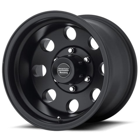 American Racing AR172 Baja Black Wheels 17x9 Wheel, Baja, Aluminum, Matte, 17 in. x 9 in., 5 x 5 in. Bolt Circle, 4.530 in. Backspacing, Each thumbnail 1