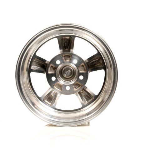 American Racing VN515 Polished Torq-Thrust II One-Piece Wheels 15x6 Wheel, One-Piece, Aluminum, Polished, 15 in. x 6 in., 5 x 4.75 in. Bolt Circle, 3.26 in. Backspace, Each thumbnail 3