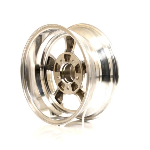 American Racing VN515 Polished Torq-Thrust II One-Piece Wheels 15x6 Wheel, One-Piece, Aluminum, Polished, 15 in. x 6 in., 5 x 4.75 in. Bolt Circle, 3.26 in. Backspace, Each thumbnail 4