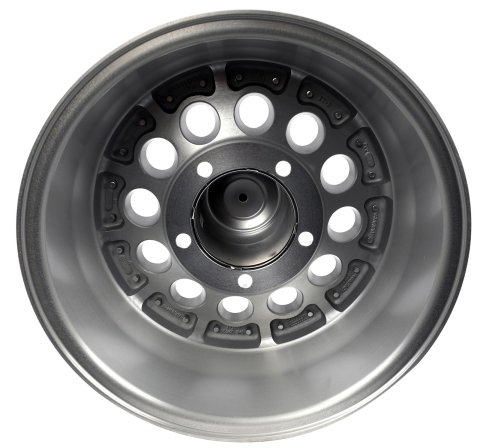 American Racing AR62 Outlaw II Silver Wheels 15x7 Wheel, II, Aluminum, Natural, 15 in. x 7 in., 5 x 5.50 in. Bolt Circle, 3.75 in. Backspace, Each thumbnail 1