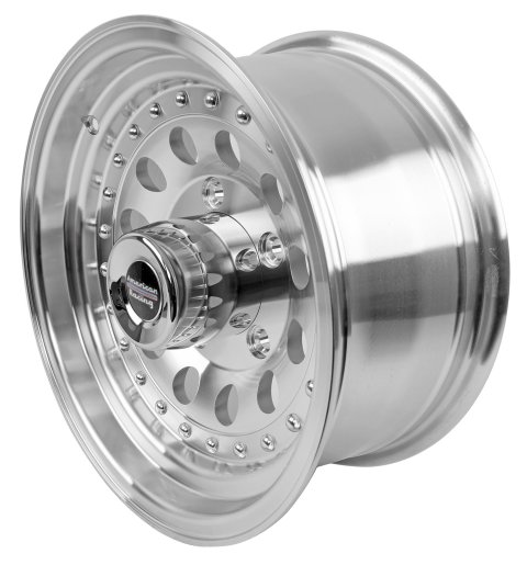 American Racing AR62 Outlaw II Silver Wheels 15x7 Wheel, II, Aluminum, Natural, 15 in. x 7 in., 5 x 5.50 in. Bolt Circle, 3.75 in. Backspace, Each thumbnail 4