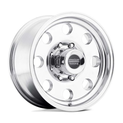 American Racing AR172 Baja Polished Wheels 16x10 Wheel, Baja, Aluminum, Polished, 16 in. x 10 in., 8 x 6.50 in. Bolt Circle, 4.50 in. Backspace, Each thumbnail 1