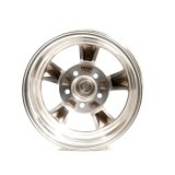 American Racing VN515 Polished Torq-Thrust II One-Piece Wheels 15x8 Wheel, One-Piece, Aluminum, Polished, 15 in. x 8 in., 5 x 4.75 in. Bolt Circle, 3.790 in. Backspace, Each thumbnail 3