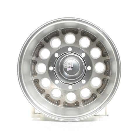 American Racing AR62 Outlaw II Silver Wheels 16x7 Wheel, II, Aluminum, Natural, 16 in. x 7 in., 8 x 6.50 in. Bolt Circle, 3.688 in. Backspace, Each thumbnail 2