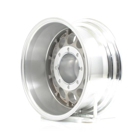 American Racing AR62 Outlaw II Silver Wheels 16x7 Wheel, II, Aluminum, Natural, 16 in. x 7 in., 8 x 6.50 in. Bolt Circle, 3.688 in. Backspace, Each thumbnail 4
