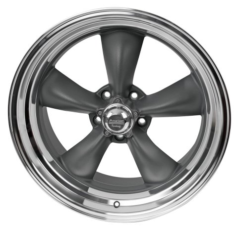American Racing VN215 Gray Classic Torq-Thrust II One-Piece Wheels 20x8 Wheel, II, Aluminum, Matte Gray, 20 in. x 8 in., 5 x 5 in. Bolt Circle, 4.5 in. Backspace, Each thumbnail 1