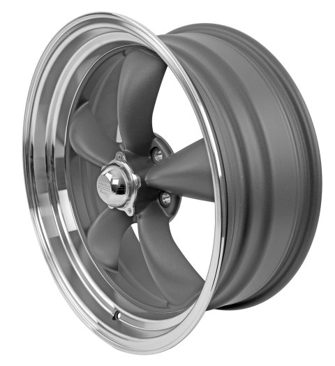 American Racing VN215 Gray Classic Torq-Thrust II One-Piece Wheels 20x8 Wheel, II, Aluminum, Matte Gray, 20 in. x 8 in., 5 x 5 in. Bolt Circle, 4.5 in. Backspace, Each thumbnail 2
