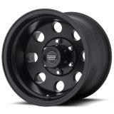 American Racing AR172 Baja Black Wheels 15x10 Wheel, Baja, Aluminum, Matte Black, 15 in. x 10 in., 5 x 5.00 in. Bolt Circle, 3.750 in. Backspace thumbnail 1