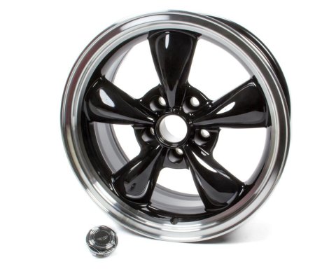 American Racing AR105 M Torq-Thrust Black Wheels 17x8 Wheel, M, Aluminum, Black/Silver, 17 in. x 8 in., 5 x 4.75 in. Bolt Circle, 4.5 in. Backspace, Each thumbnail 4